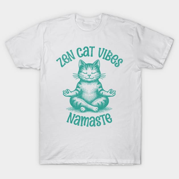 Namaste Cat T-Shirt by Maison de Kitsch